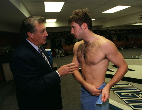 Ishockey Mikael Renberg och Phil Esposito, Tampa Bay