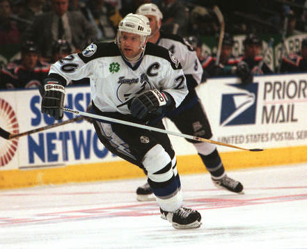 Ishockey NHL. Mikael Renberg i Tampa Bay Lightning