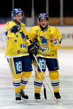 Fredrik Stillman och Daniel Johansson, HV71