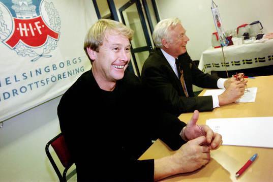 Åge Hareide, ny tränare och Ingvar Wenehed, ordförande i