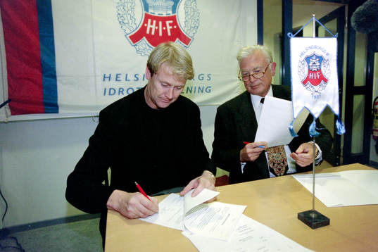 Åge Hareide, Tränare och Ingvar Wenehed, Ordförande,