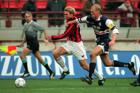 Andreas Andersson, Milan, och Klas Ingesson, Bari