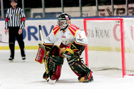 Johan Holmqvist, målvakt i Brynäs