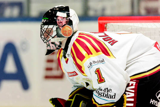Johan Holmqvist, målvakt i Brynäs