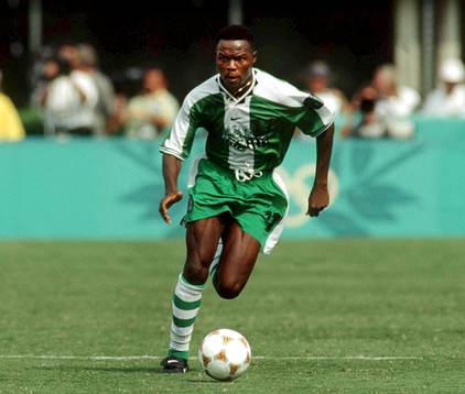 Fotboll, VM 1998.Victor Ikpeba, Nigeria