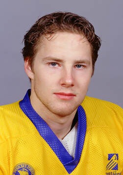 Johan Hedberg of team Sweden poses for a portrait in 1998.