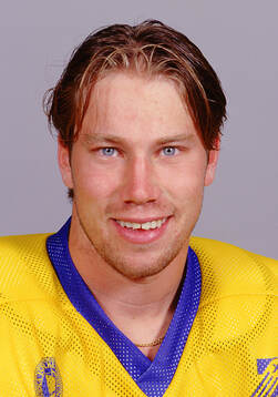 Peter Forsberg of team Sweden poses for a portrait in 1998.