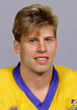 Ulf Samuelsson of team Sweden poses for a portrait in 1998.
