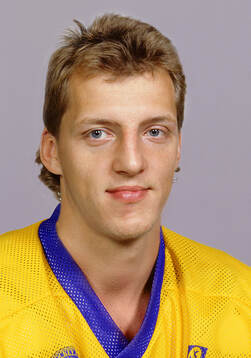 Tomas Sandström of team Sweden poses for a portrait in