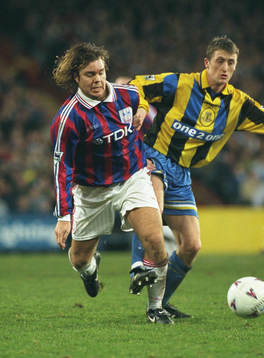 Tomas Brolin, Crystal P (Crystal Palace), och Tony Grant,