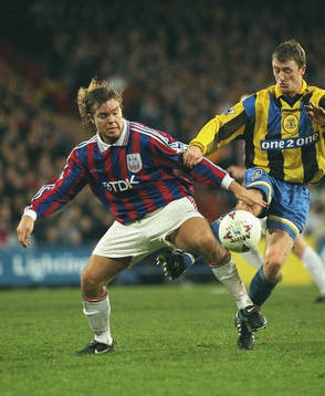 Tomas Brolin, Crystal P (Crystal Palace), och Tony Grant,