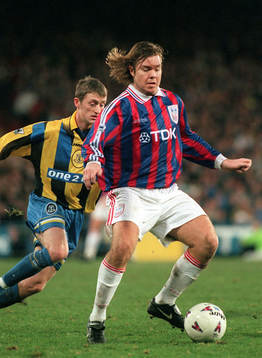Tomas Brolin, Crystal P (Crystal Palace) och Tony Grant,