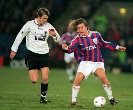 Kenny Cunningham och Tomas Brolin, Crystal P