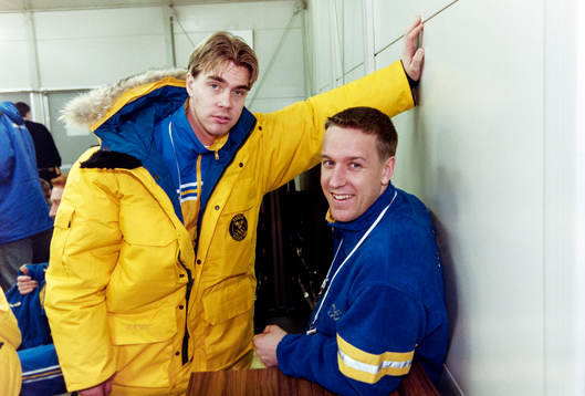 Tommy Salo och Tommy Söderström, målvakter i Sverige