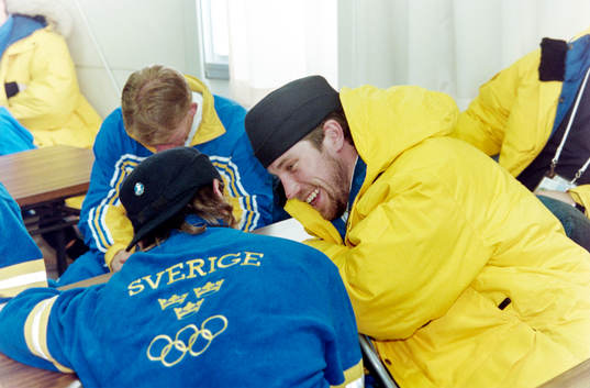 Peter Forsberg i mitten