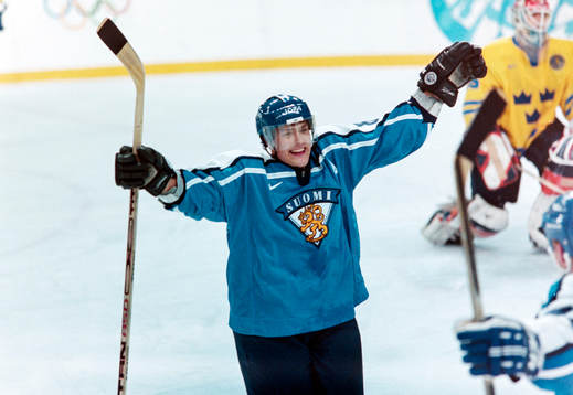 Teemu Selänne, Finland jublar