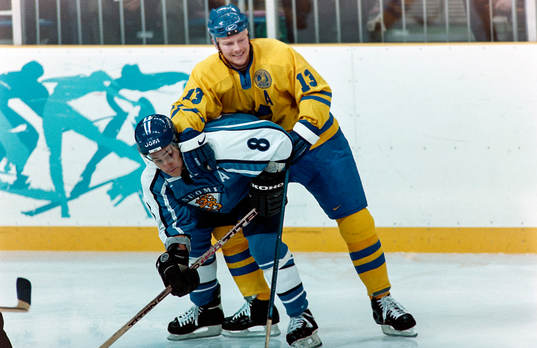Teemu Selänne, Finland och Mats Sundin, Sverige