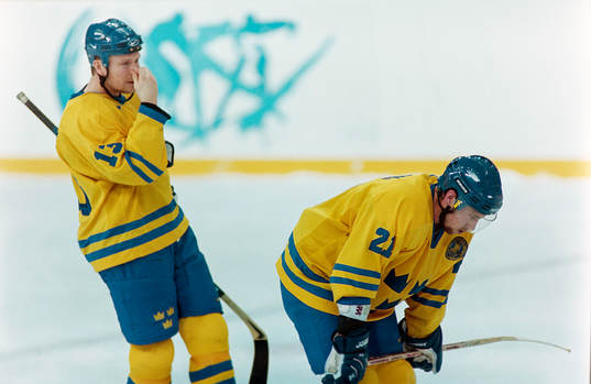 Depp Mats Sundin och Peter Forsberg, Sverige