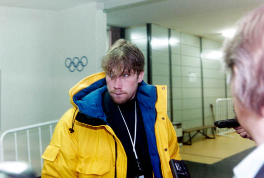 En ledsen Peter Forsberg, Sverige