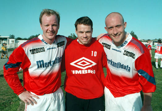 Johan Hammarström, Andreas Alm och Ludwig Ernstsson,