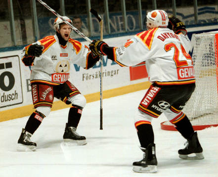 Ove Molin och Evgenij Davydov (Jevgenij Davydov), Brynäs