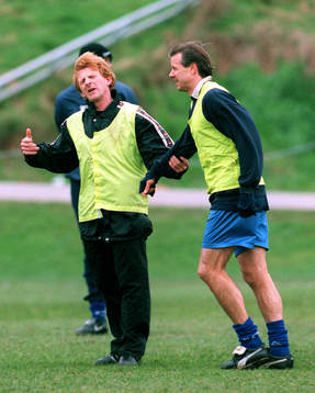 Gordon Strachan, tränare Coventry och Roland Nilsson