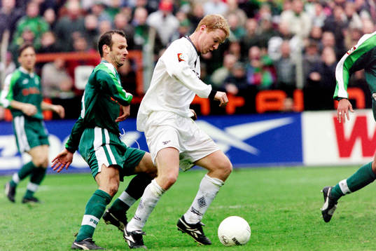 Fotboll, Bundesliga, Borussia Mönchengladbach - Werder