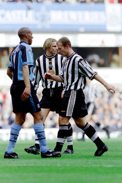 Dion Dublin, Coventry, Andreas Andersson och Alan Shearer,