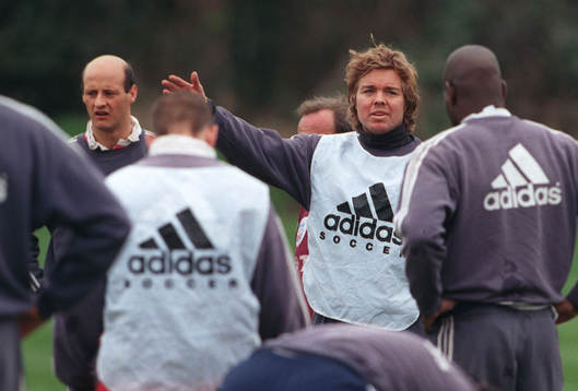 Attilio Lombardo och Tomas Brolin, tränare Crystal Palace