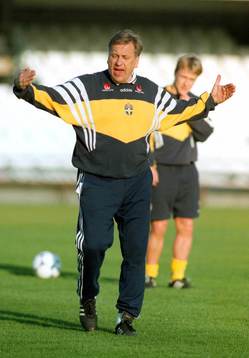 Fotboll, Vänskapslandskamp i fotboll mellan Sverige och