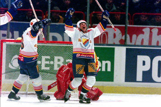 Nichlas Falk och Charles Berglund, Djurgården jublar