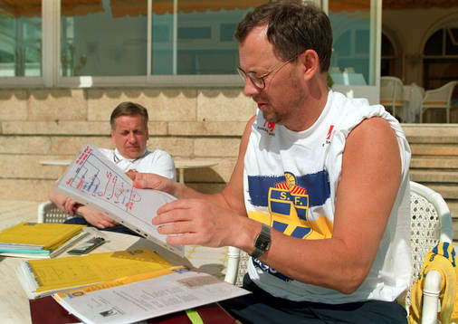 Tommy Söderberg, förbundskapten Sverige och Lars