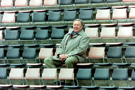 Lennart Johansson på läktaren