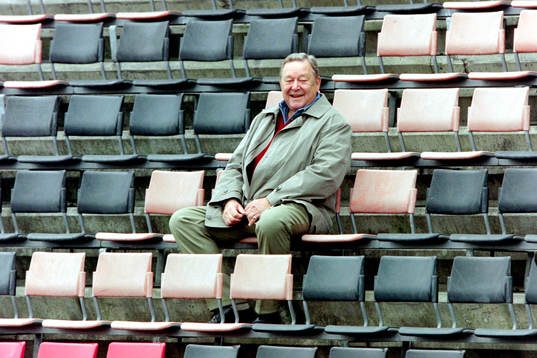 Lennart Johansson på läktaren