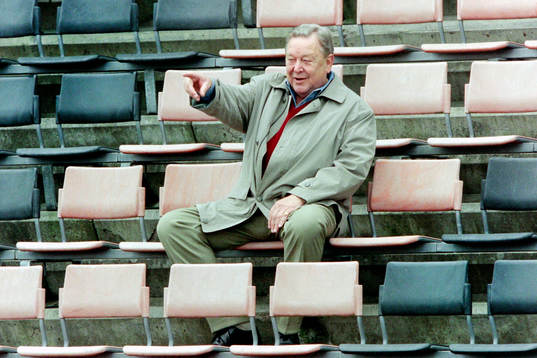 Lennart Johansson på läktaren