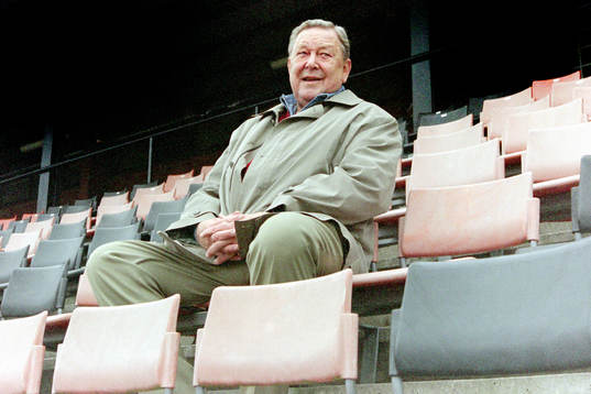 Lennart Johansson på läktaren