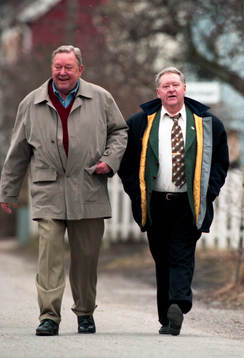 Lennart Johansson, Uefa president och Lars-Gunnar