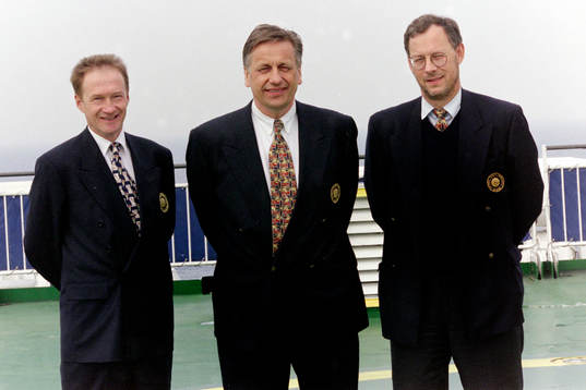 Landslagstränarna Lars-Olof Mattsson, Tommy Söderberg och