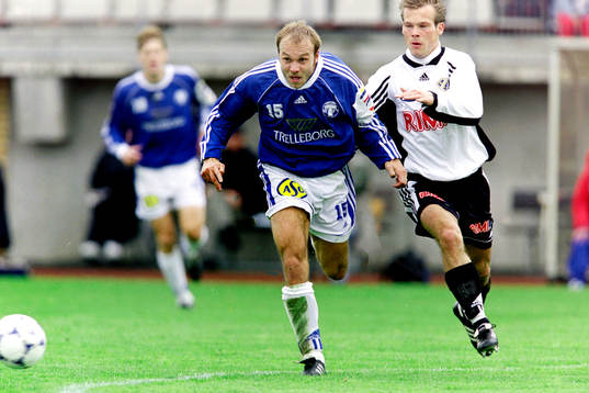 Tommi Grönlund, Trelleborg med halmstads Fredrik Ljungberg