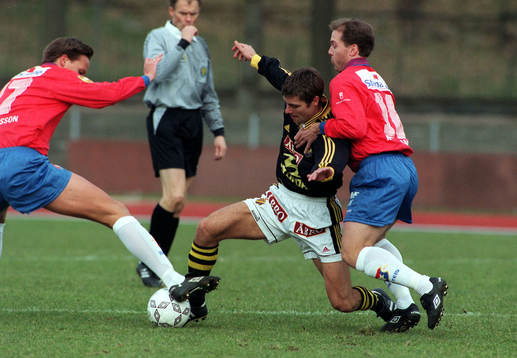 Marino Rahmberg, AIK och Svante Samuelsson och Magnus