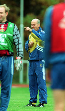 1995 Tommy Svensson, förbundskapten Sverige