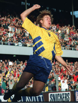 Tomas Brolin, Sverige, jublar