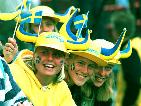 1995 Tjejsupportrar, Sverige