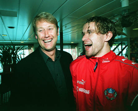 Åge Hareide och Arild Stavrum, Helsingborg (Helsingborgs