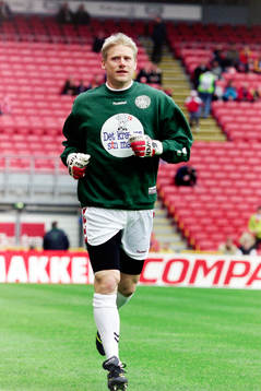 Peter Schmeichel, målvakt i Danmark