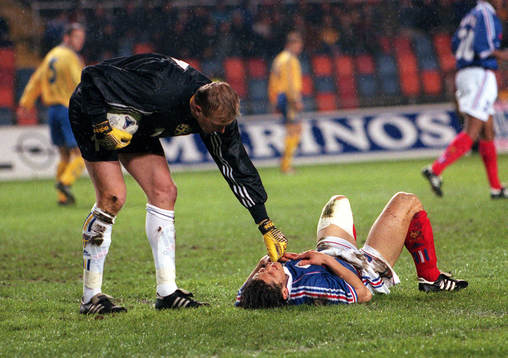Magnus Hedman och Bixente Lizarazu
