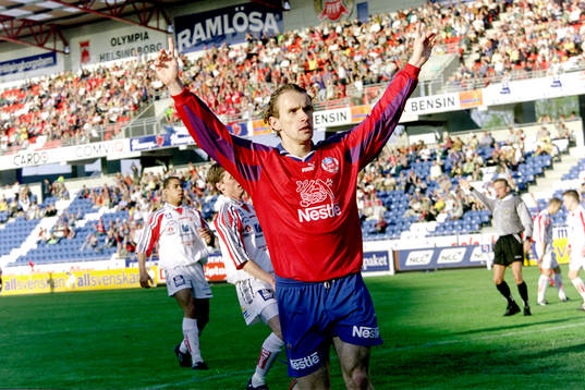 Arild Stavrum Helsingborg jublar