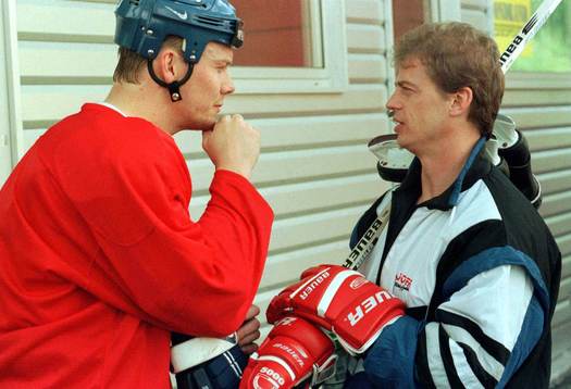 Mats Sundin och Bengt-Åke Gustafsson