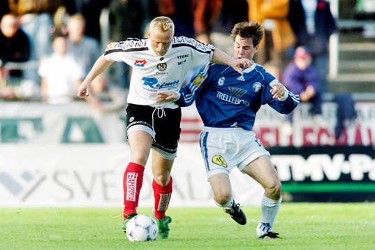 Arnor Gudjohnsen, Örebro och Mattias Kronvall, Trelleborg