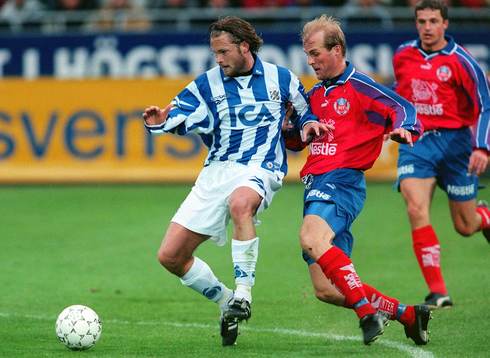 Joakim Persson och Peter Wibrån (Helsingborgs IF)